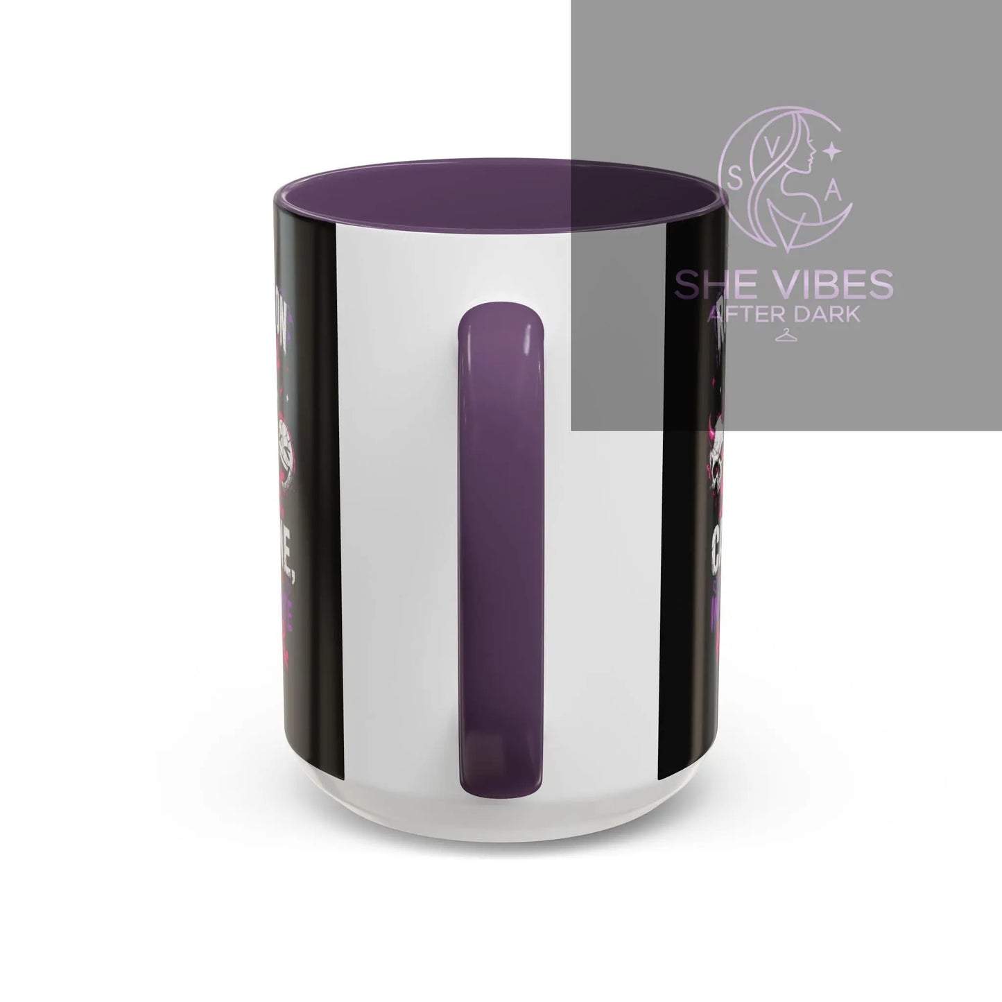 Accent Coffee Mug (11, 15oz) Printify Mug SHE VIBES AFTER DARK