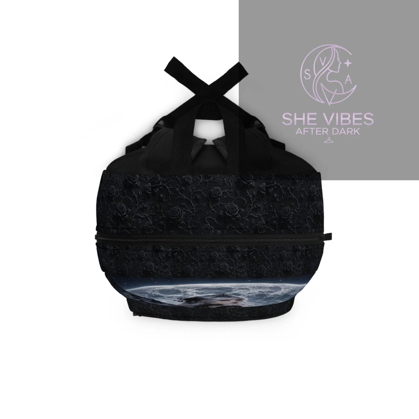 Moonlit Goth Fairies Backpack | Gothic Fairy Moonlight Design Printify Bags SHE VIBES AFTER DARK