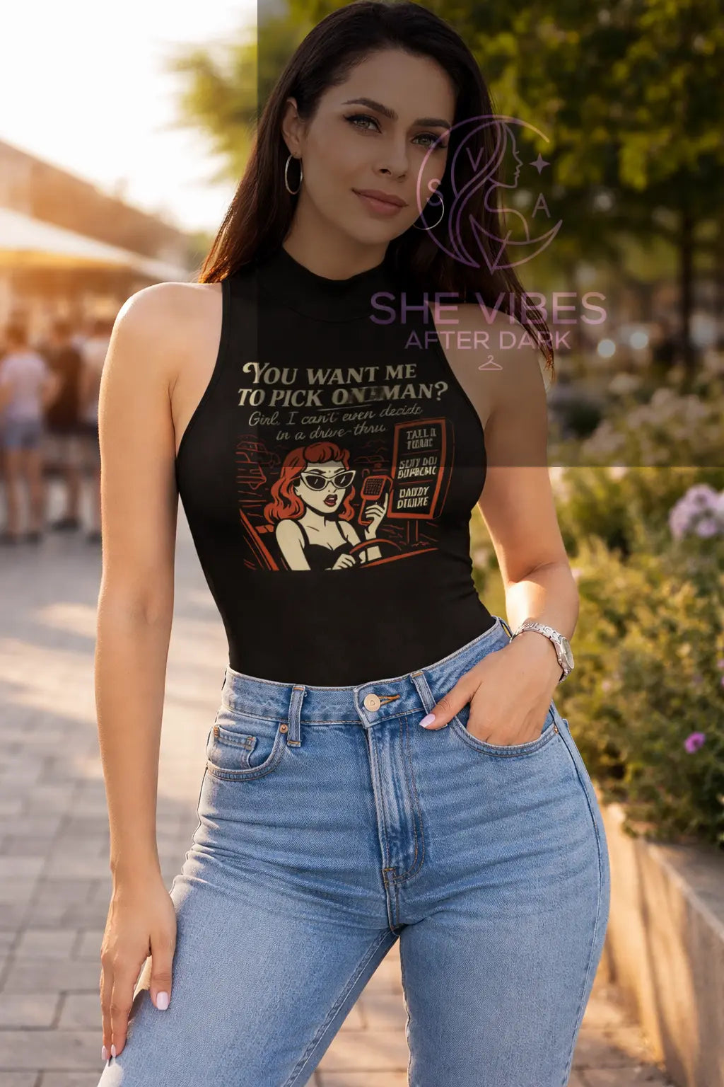 Order Up: Red Flags Combo – Single Girl Humor Tee Yoycol T-Shirt SHE VIBES AFTER DARK