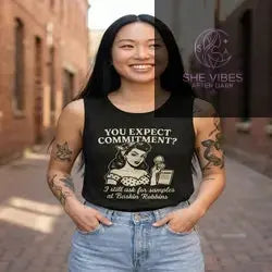 tank-tops SHE VIBES AFTER DARK