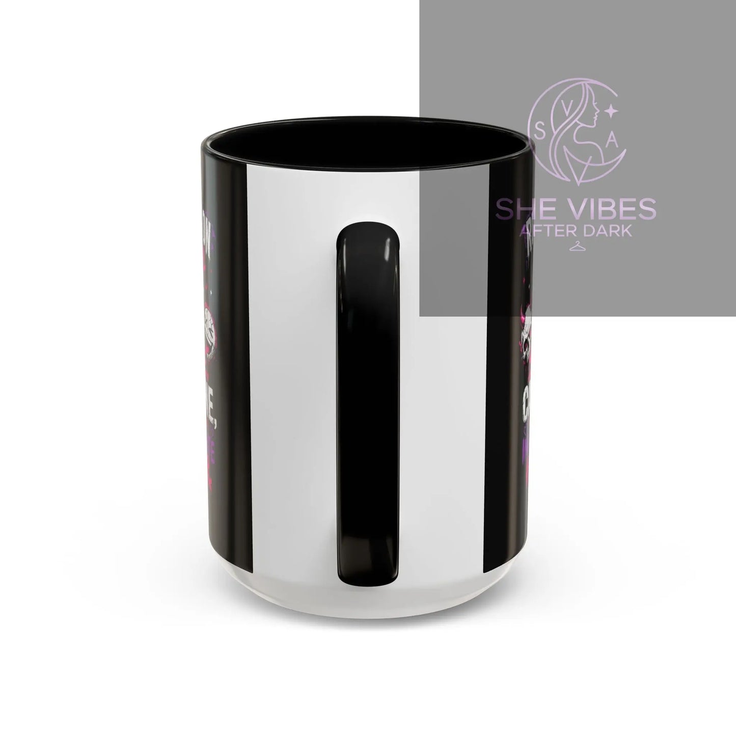 Accent Coffee Mug (11, 15oz) Printify  Mug SHE VIBES AFTER DARK 
