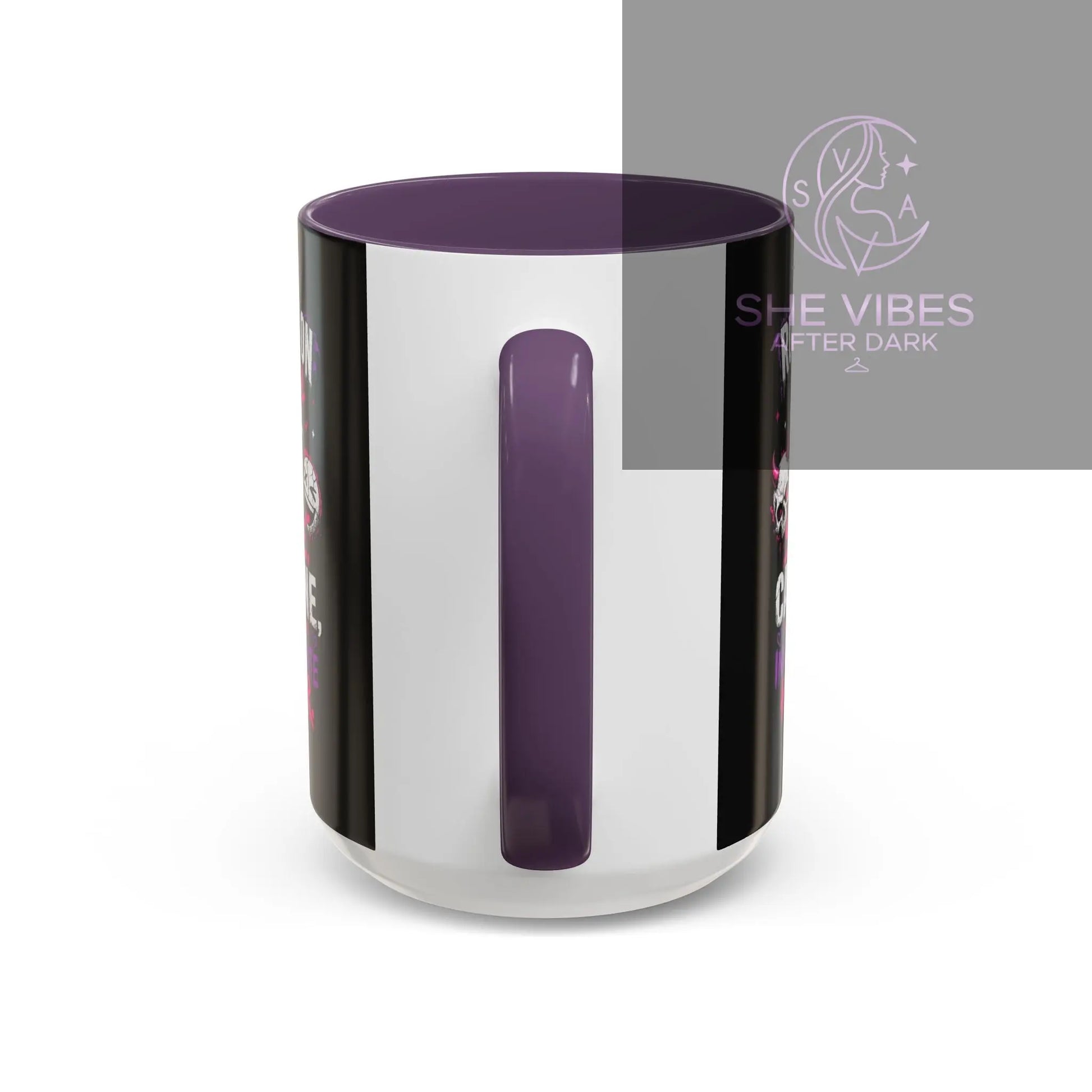 Accent Coffee Mug (11, 15oz) Printify  Mug SHE VIBES AFTER DARK 