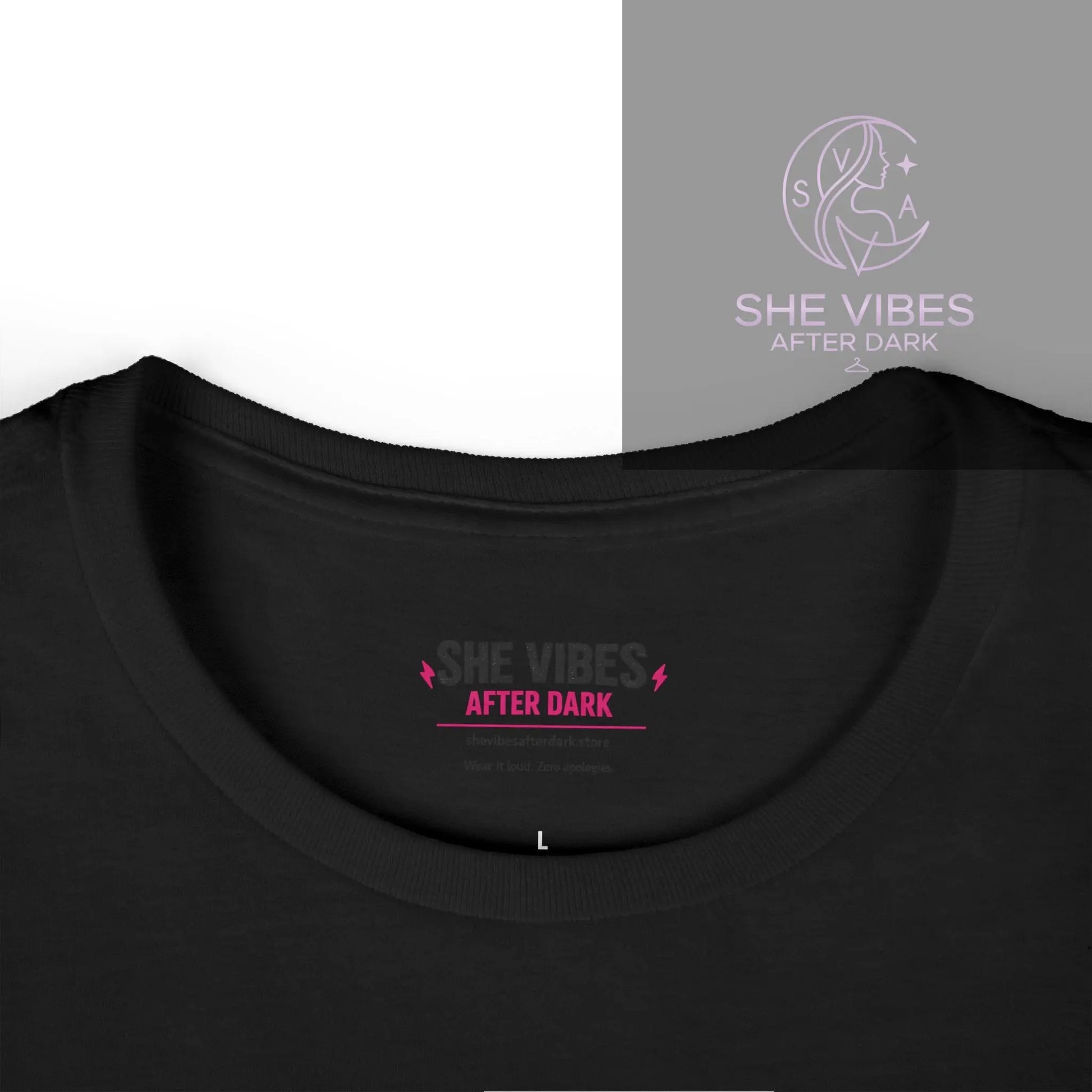 “Being Single Isn’t Lonely — Settling Is” Women’s Tee — Single Life Graphic T-Shirt Printify  T-Shirt SHE VIBES AFTER DARK