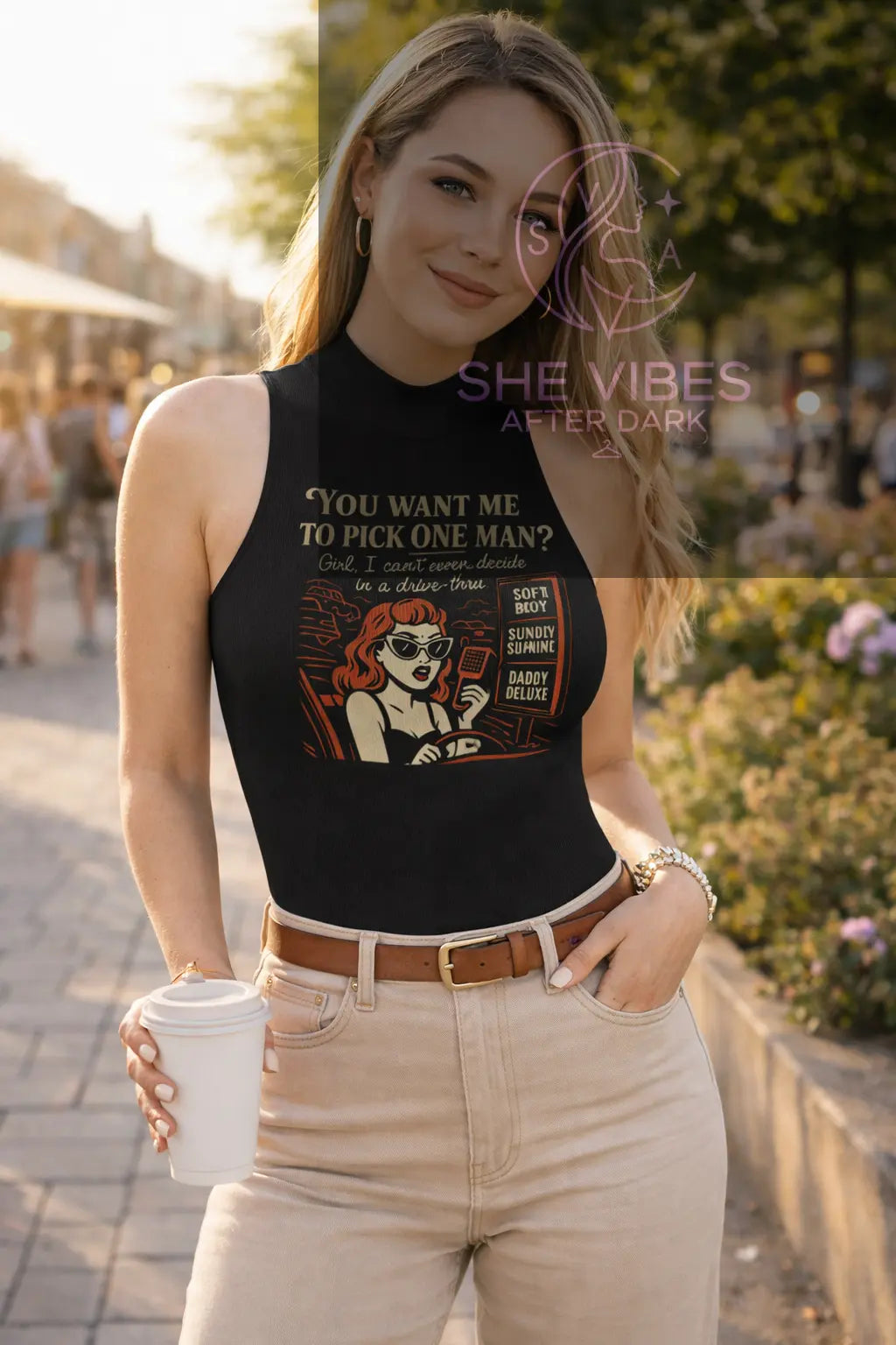 Order Up: Red Flags Combo – Single Girl Humor Tee Yoycol  T-Shirt SHE VIBES AFTER DARK