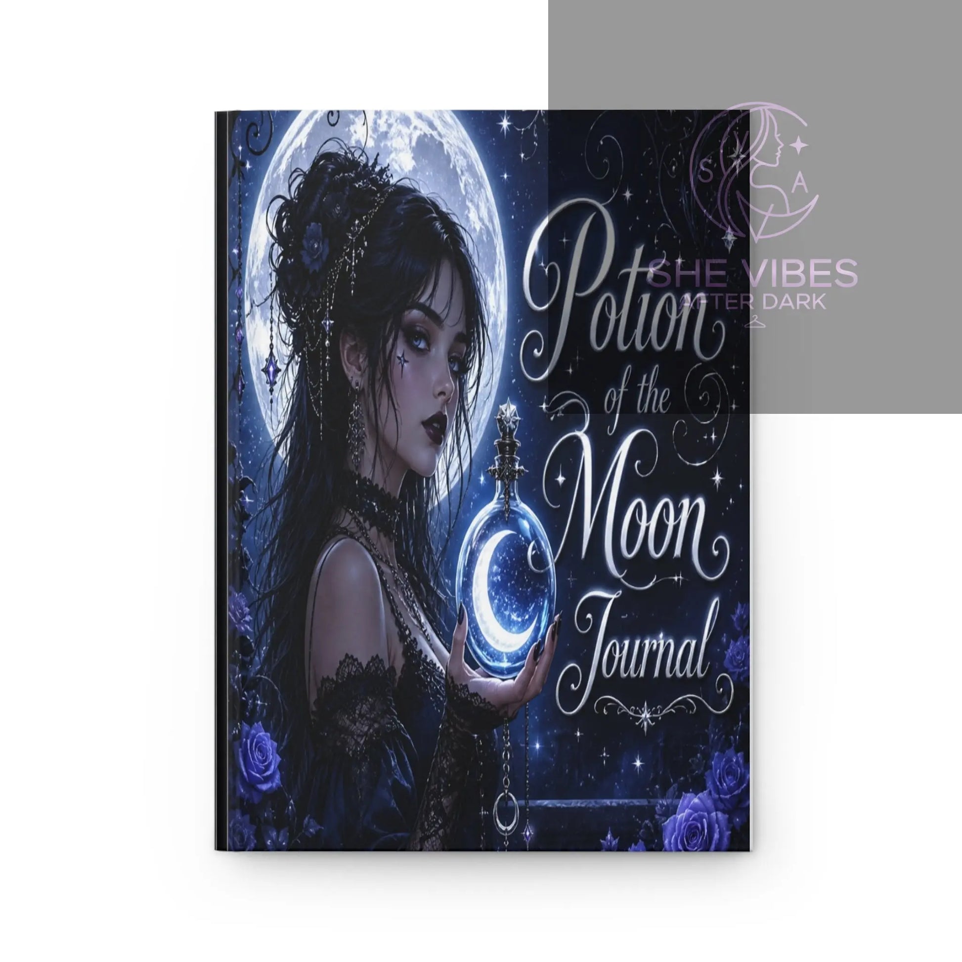 Potion of the Moon Journal Hardcover Printify  Paper products SHE VIBES AFTER DARK