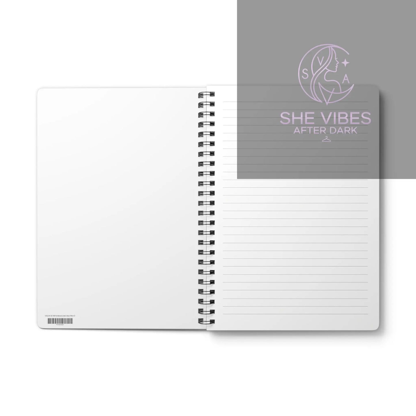 Purple Dragon A5 Wirobound Notebook — Lined Journal for Fantasy Fans Printify  Paper products SHE VIBES AFTER DARK