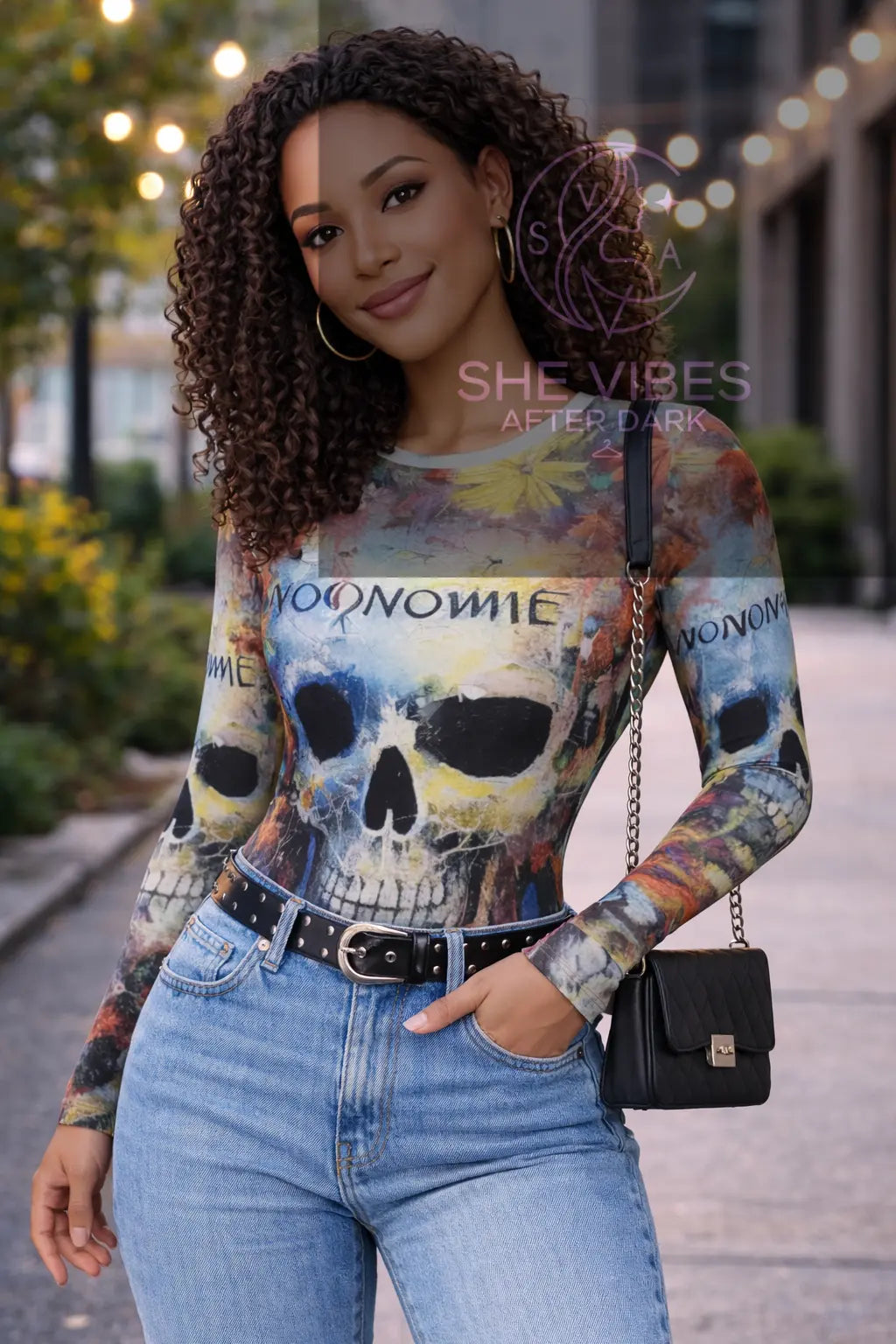 She Vibes After Dark: The 'Unapologetically Me' Bodysuit Yoycol  BODY SUITE SHE VIBES AFTER DARK
