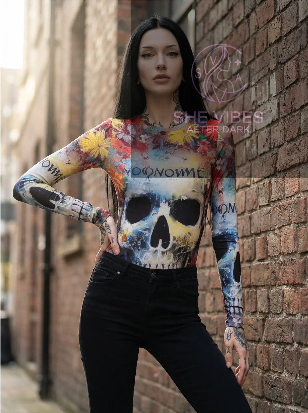 She Vibes After Dark: The 'Unapologetically Me' Bodysuit Yoycol  BODY SUITE SHE VIBES AFTER DARK