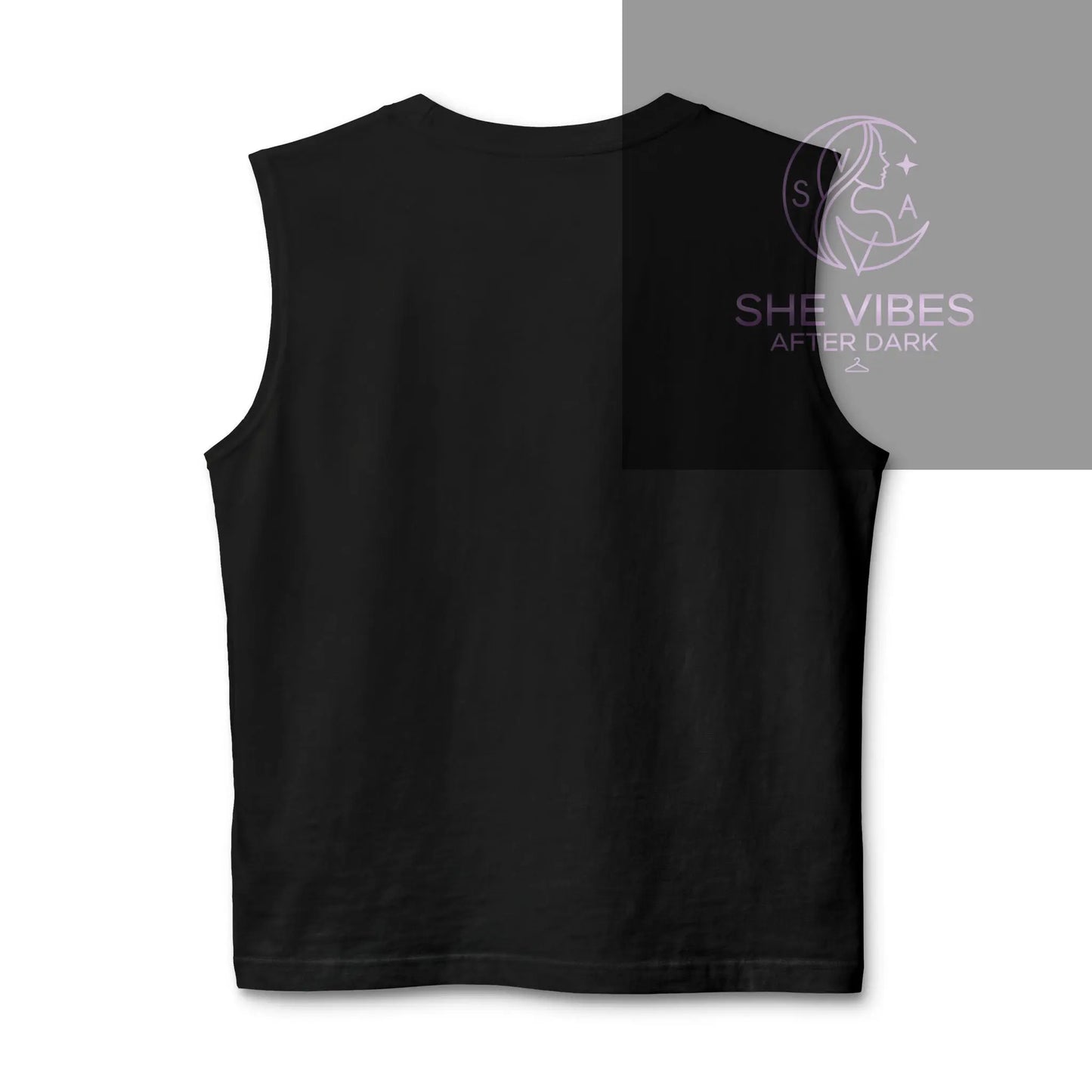 Unisex Jersey Muscle Tank Printify  Tank Top SHE VIBES AFTER DARK