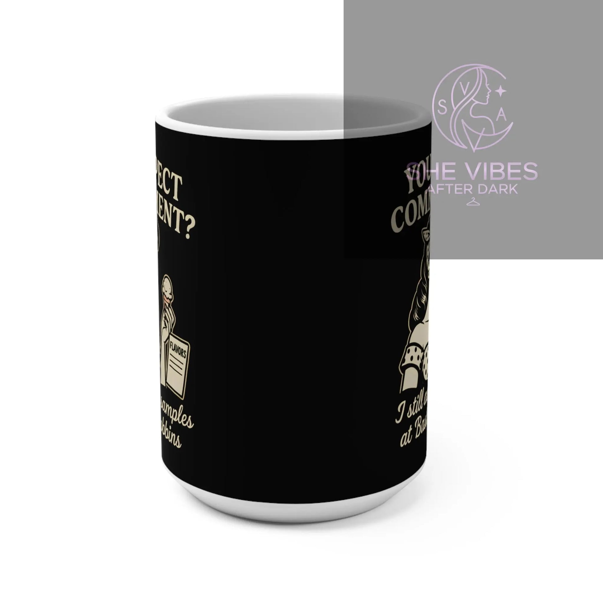 “You Expect Commitment?” Coffee Mug – Retro Sass with Every Sip Printify  Mug SHE VIBES AFTER DARK