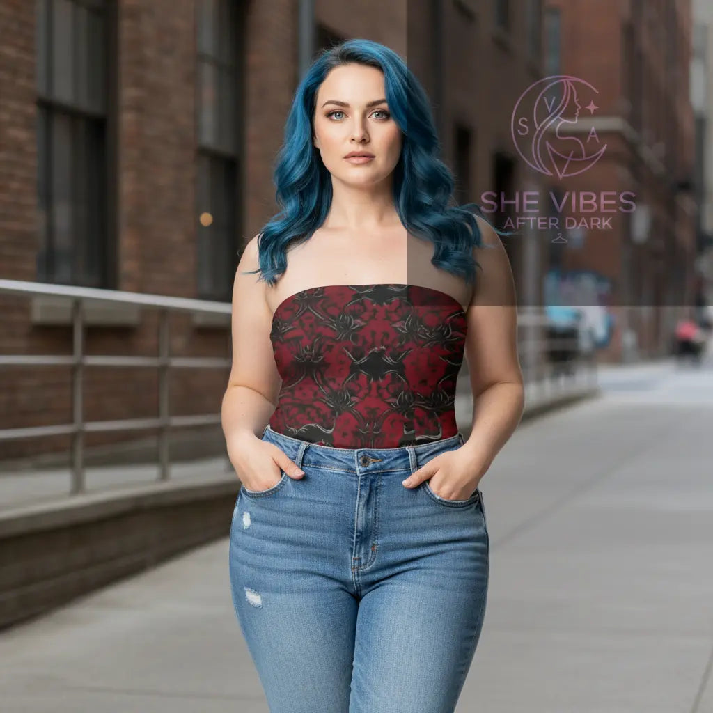 grunge single life tube top
